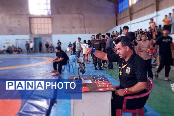 برگزاری مسابقات کشتی فرنگی نونهالان کهگیلویه و بویراحمد در باشت 