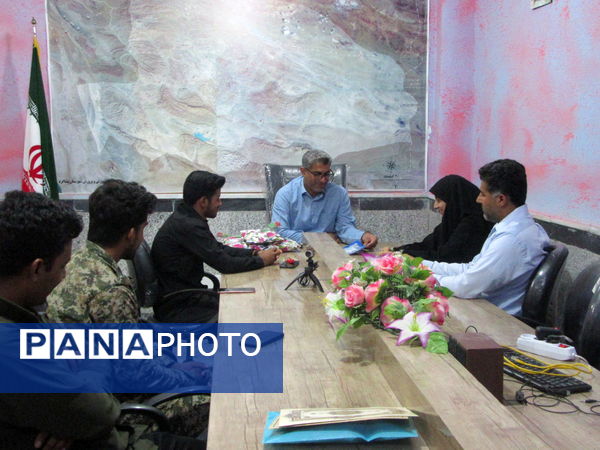 تجلیل از دانش‌آموزان خبرنگار پانای شهرستان بشاگرد 