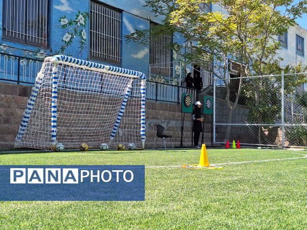 افتتاح زمین چمن هنرستان تربیت بدنی محمد شهرستانی ناحیه ۶ مشهد