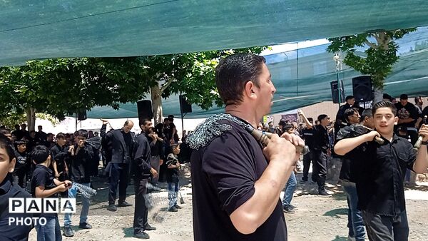 عزاداری چهار مین روز از ماه محرم در بوژ آباد میهمان قاب پانا
