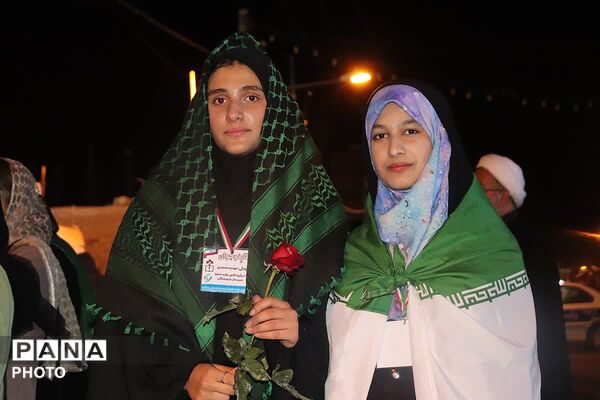 شامگاهی دیگر از حضور گرم مردمان باشتی در تجمعات