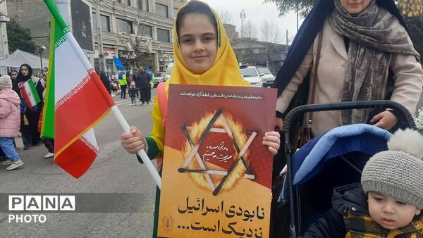 تجمع دانش‌آموزی-فرهنگی در محکومیت جنایات آمریکایی-صهیونی در تالش