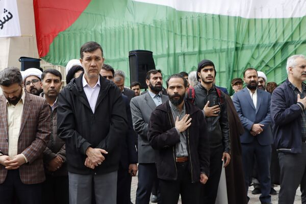 غرش خشم انقلابی دانشجویان دانشگاه آزاد مشهد علیه صهیونیسم و فریاد همبستگی با غزه
