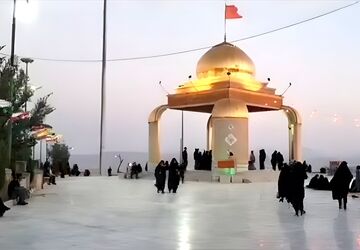موکب جاماندگان در تپه نورالشهدا شهرکرد برپا شد