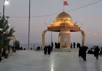 موکب جاماندگان در تپه نورالشهدا شهرکرد برپا شد