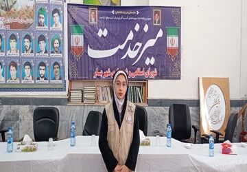 میز خدمت در مسجد جامع شهر بار نیشابور 