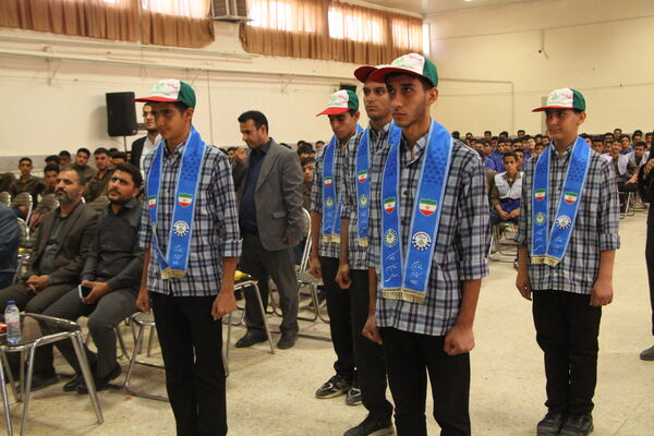 افتتاح سالن ورزشی شهید سلیمانی هنرستان انقلاب اسلامی یزد