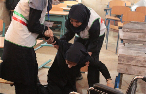 مانور زلزله در استان گلستان