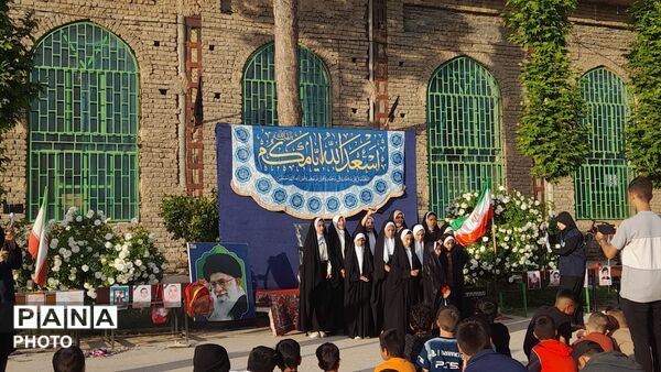 جشن زیبای  میلاد امام رضا(ع)در مسجد چهارده معصوم الغدیر 