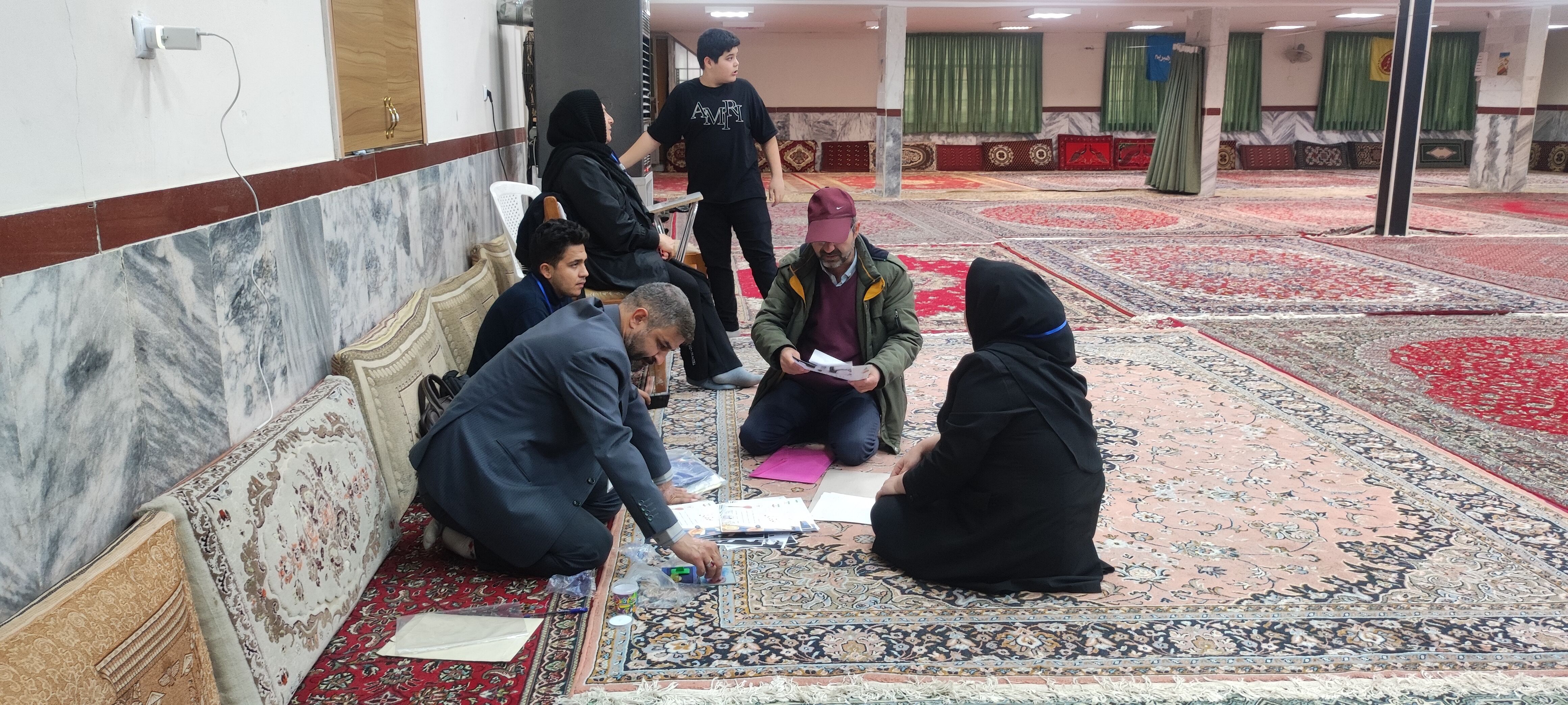 برگزاری مسابقات دارت در مسجد مسلم بن عقیل شهرستان شیروان