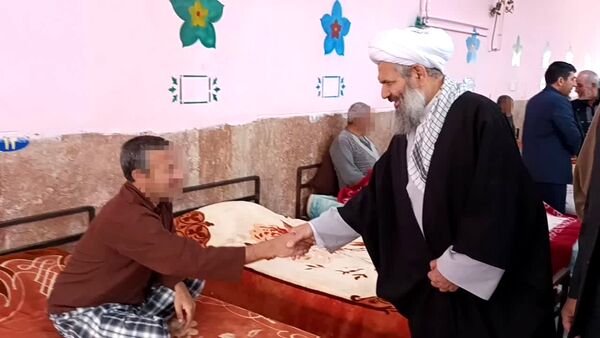 مهر نوروزی مسئولان در مرکز توانبخشی شهید بلبلی اهر
