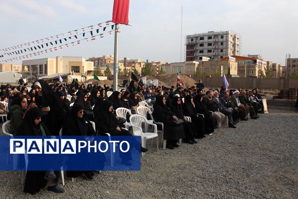 مراسم دومین سالگرد خاکسپاری شهید گمنام آموزشکده فنی دختران قم