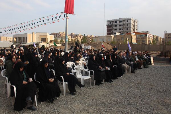 مراسم دومین سالگرد خاکسپاری شهید گمنام آموزشکده فنی دختران قم