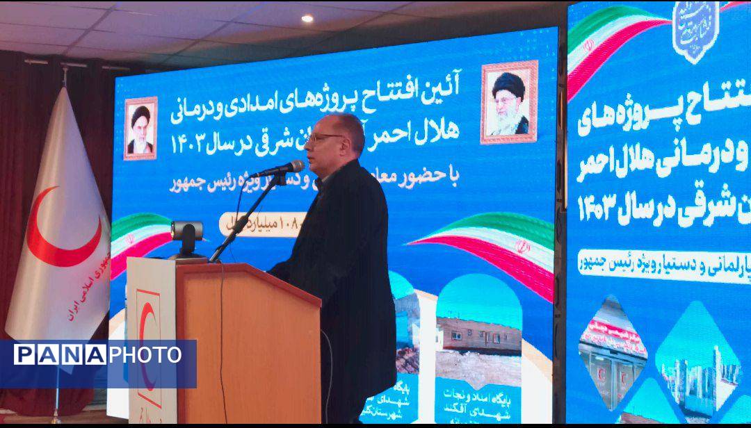 افتتاح پنج مرکز امدادی و درمانی هلال احمر در استان آذربایجان شرقی