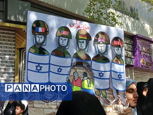 حضور پرشور مردم ولایت مدار مشهدی در راهپیمایی روز قدس