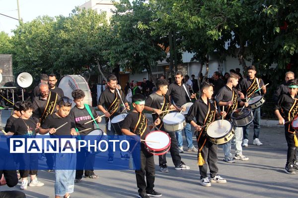 حضور نسل سوم حسینی در تاسوعا