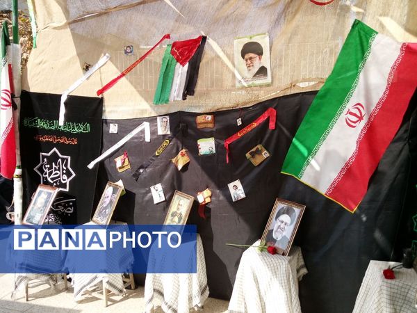 دبیرستان متوسطه اول دخترانه انقلاب میزبان شهید گمنام شد 