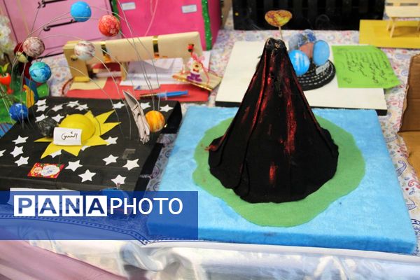 رونمایی از خلاقیت دانش‌آموزان؛ نمایشگاه جابر بن حیان در قیامدشت