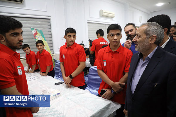 مراسم بدرقه کاروان ورزش دانش‌آموزی ایران به المپیاد جهانی با حضور وزیر آموزش و پرورش