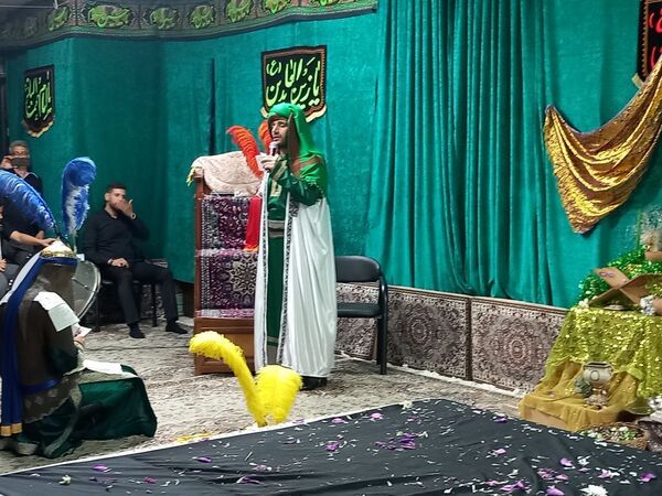 تعزیه‌خوانی تاسوعا در حسینیه موسی بن جعفر (ع)