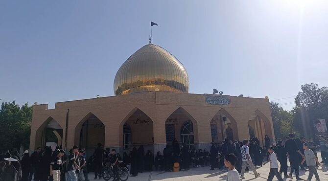 جاماندگان اربعین در امامزاده علی بن احمد