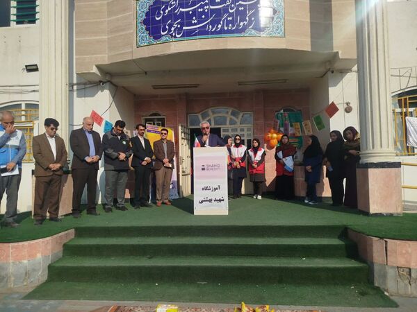 مانور زلزله در دبیرستان شهید بهشتی بندرترکمن