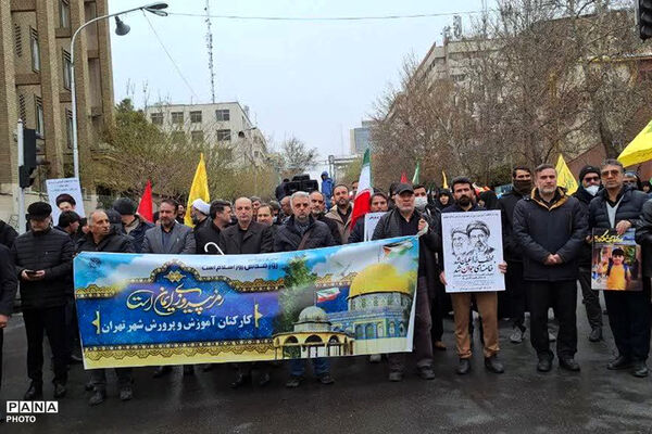 راهپیمایی روز قدس در سراسر کشور