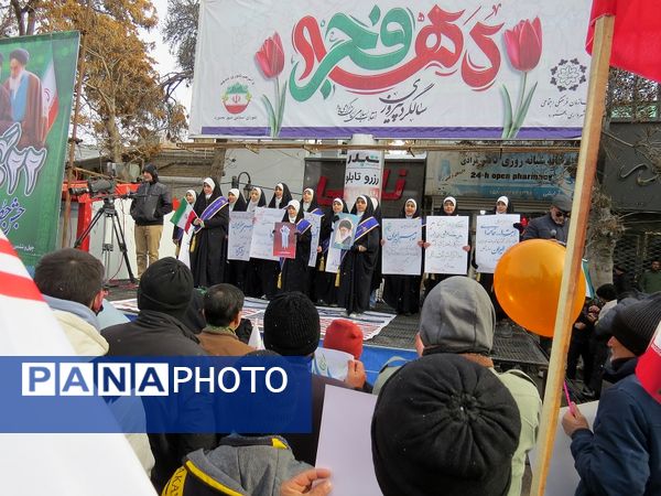 راهپیمایی باشکوه ۲۲ بهمن ماه شهرستان بجنورد 