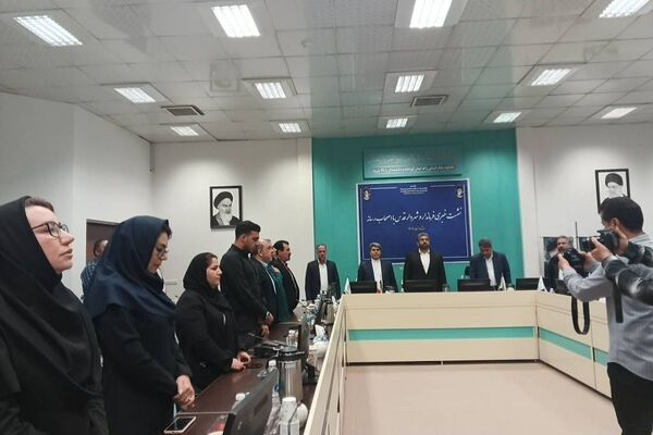 نشست خبری فرمانداری  شهرستان قدس با اصحاب رسانه در هفته دولت و خبرنگاری