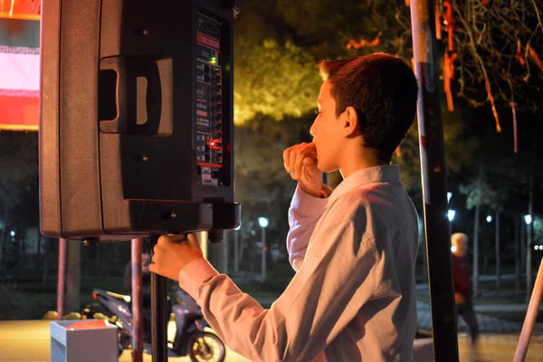 محفل انس نوجوانان با شهید گمنام بوستان لاله