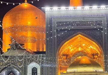 اعزام دانش‌آموزان دبیرستان الغدیر ری یک به بارگاه ملکوتی امام هشتم(ع)