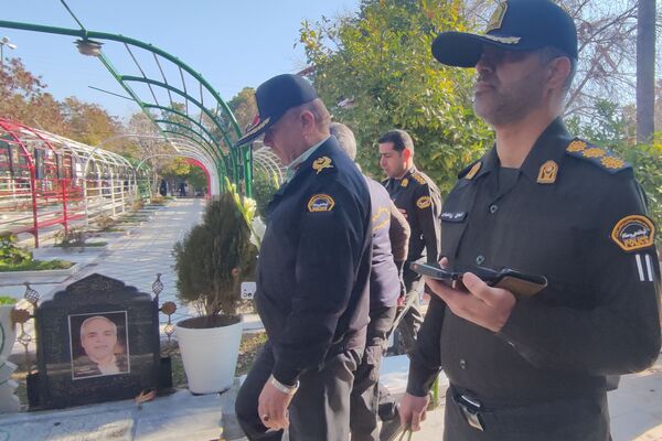 سومین سالگرد شهید علی‌اکبر رنجبر در گلزار شهدای شیراز