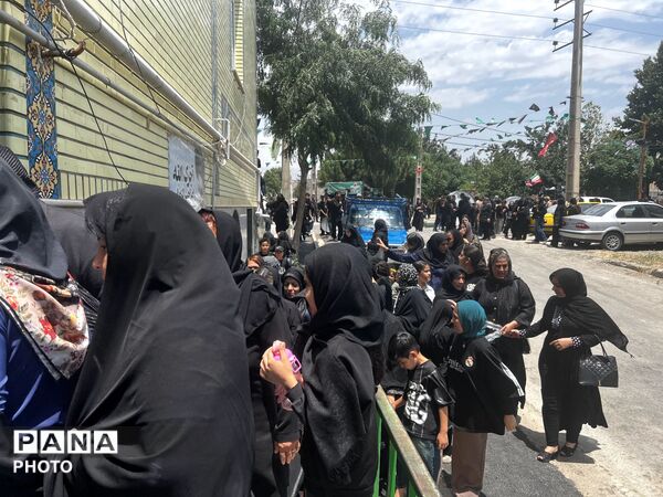 مراسم ظهر تاسوعا در شهرک ینگی امام  ساوجبلاغ