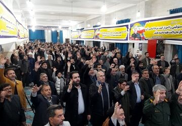 یادواره شهدای جبهه مقاومت و ششمین سالگرد حاج قاسم سلیمانی در مصلی صباشهر