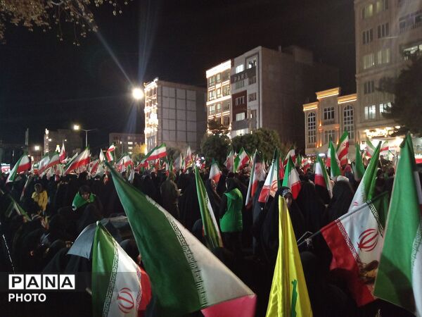  حضور پرشور مردم شهید پرور شهرستان نیشابور در اربعین شهادت رهبر شهید و شهدای میناب