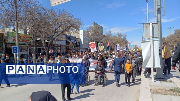 راهپیمایی روز جهانی قدس در شیروان