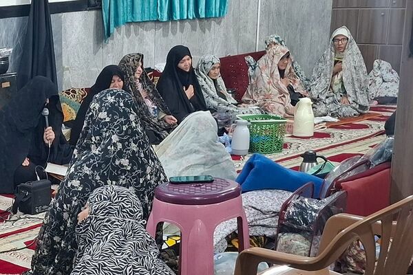 مراسم اعتکاف در مسجد امام حسین(ع) ناحیه یک شهرری