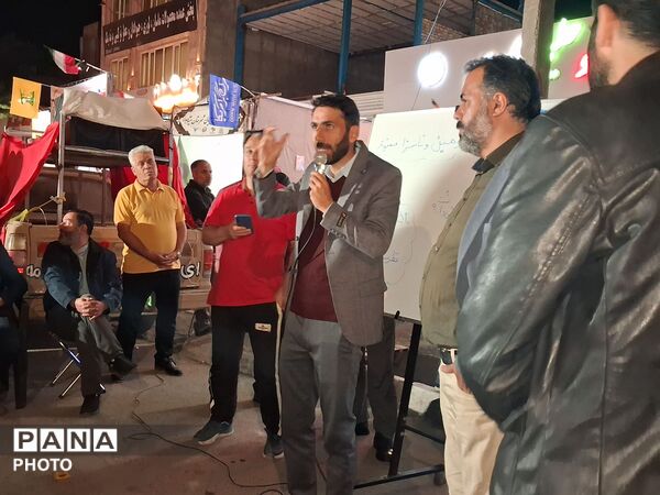 خدمات رسانی موکب ها در حسینیه فضل