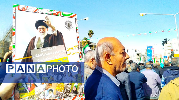  حضور پرشور مردم شیراز در چهل و هفتمین سالگرد پیروزی انقلاب اسلامی ایران 