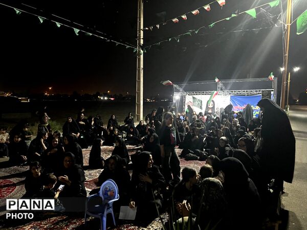 مراسم شور حسینی در ساوجبلاغ شهرک ینگی امام
