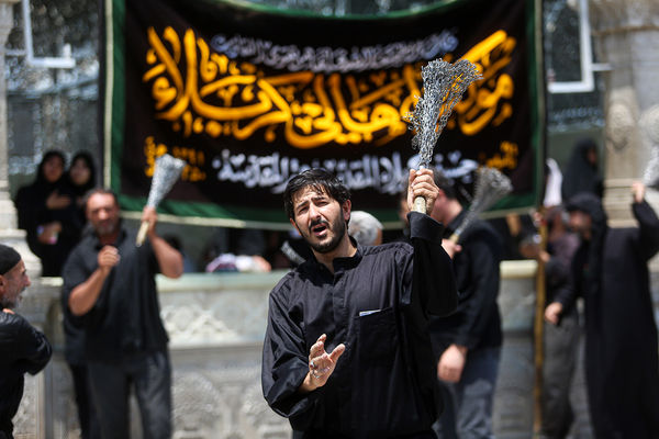 عزاداری سالروز شهادت امام حسن مجتبی(ع) در حرم حضرت معصومه(س)