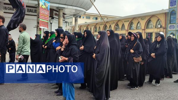 آیین دسته‌روی شهادت امام رضا(ع) در قائمشهر 