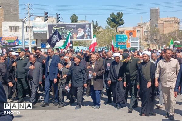 مراسم بزرگداشت چهلمین روز شهادت قائد امت در بجنورد