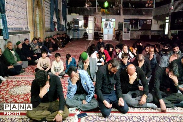 مراسم شهادت قائد امت در شهر بار نیشابور