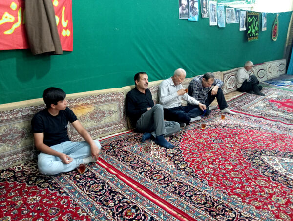 مراسم عزاداری شهادت امام محمد باقر(ع) در شهر جعفریه قم 