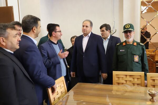 آیین بهره‌برداری از پروژه‌های عمرانی مرکز آموزشی استعدادهای درخشان شهید مدنی تبریز