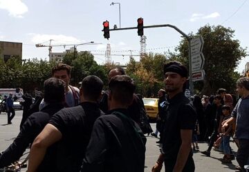 مراسم جاماندگان اربعین در مشهد مقدس