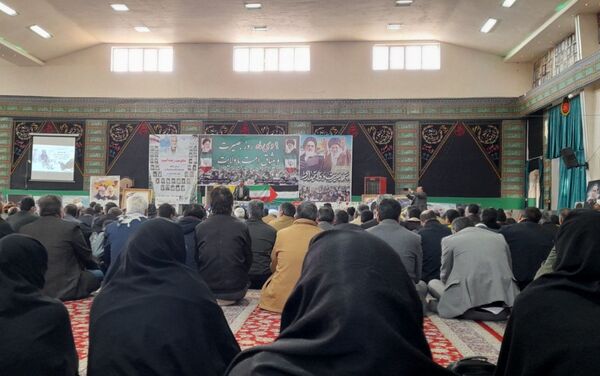 مراسم بزرگداشت سالگرد حماسه ۹ دی در خلیل آباد 