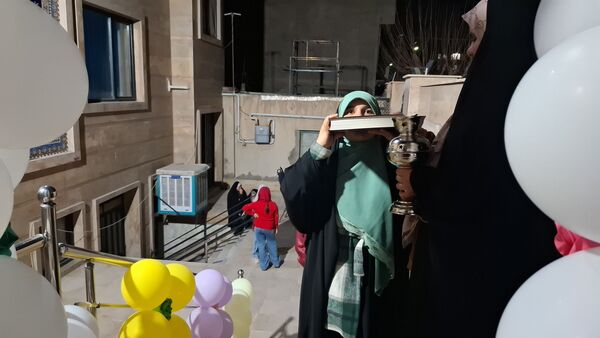 افتتاحیه مراسم اعتکاف دانش‌آموزی در مسجد ابا صالح المهدی صفادشت