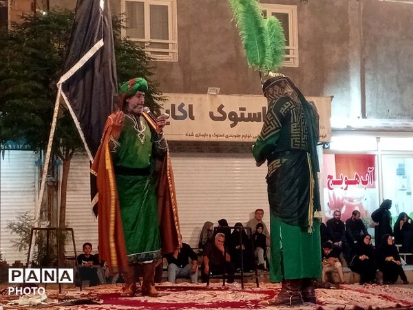 تعزیه‌خوانی در حسینیه امام حسن عسگری (علیه السلام) در تاسوعا و عاشورای حسینی 